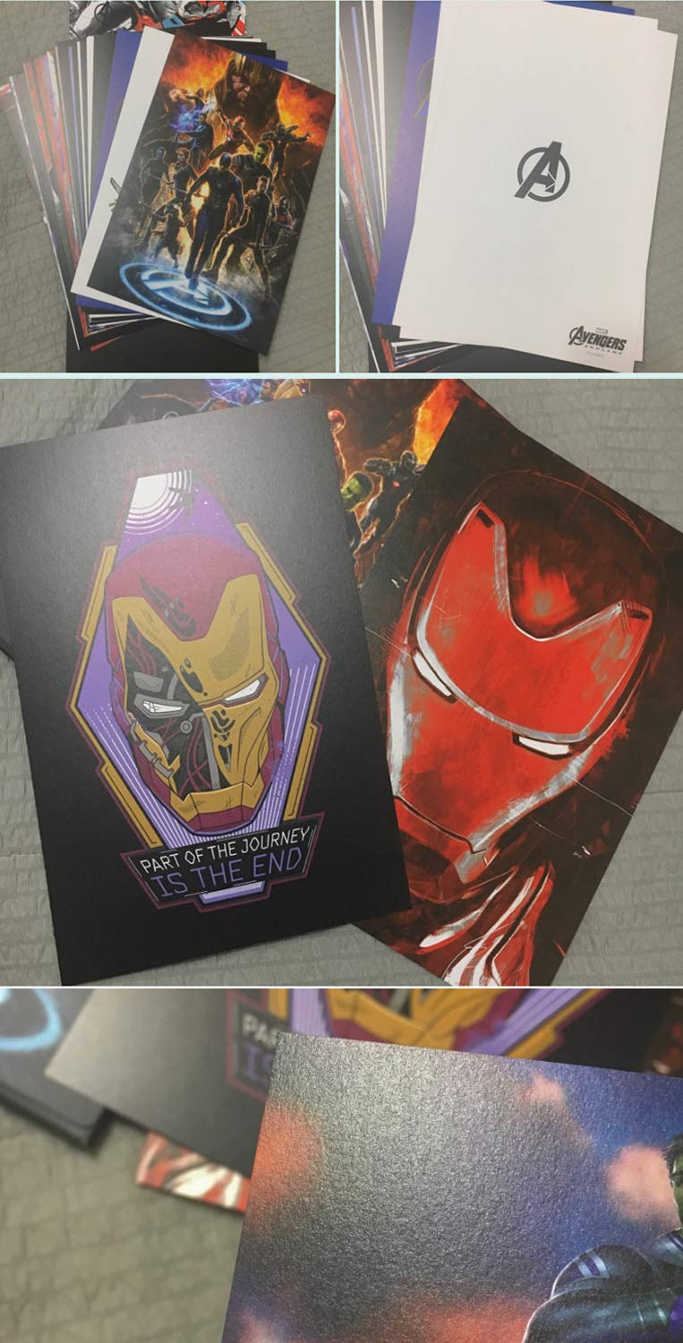 Amazon | (32枚 Set) Avengers Endgame Art Poster Collection